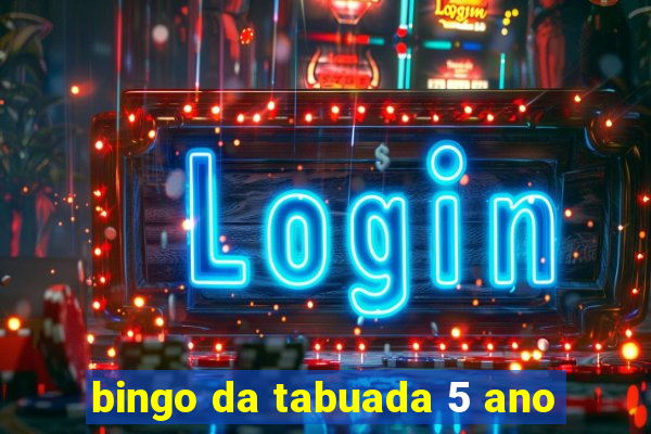 bingo da tabuada 5 ano