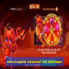 massagem sensual no tatuape