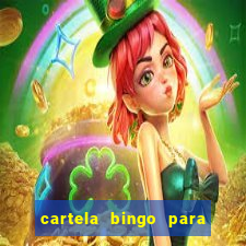 cartela bingo para cha de cozinha imprimir gratis