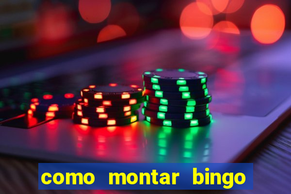 como montar bingo brinquedos toia