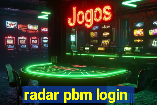 radar pbm login