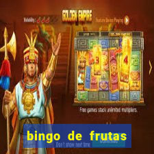 bingo de frutas para imprimir pdf