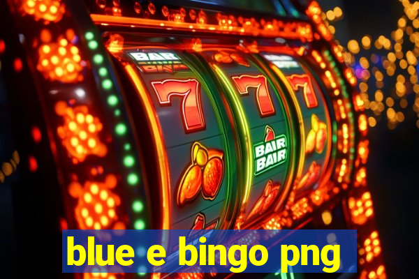 blue e bingo png