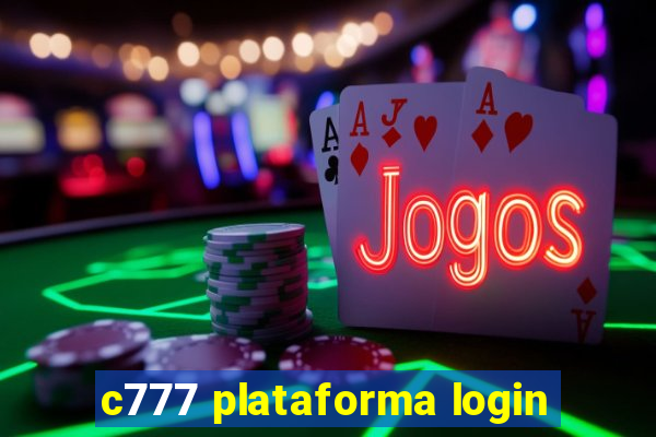 c777 plataforma login