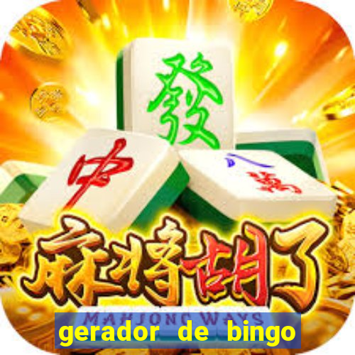 gerador de bingo cha de bebe