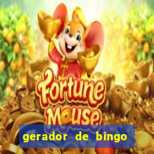 gerador de bingo cha de bebe