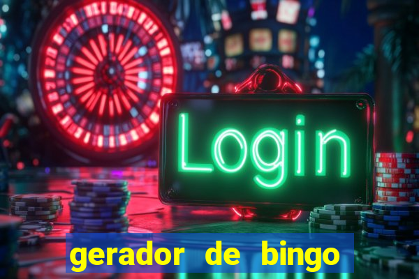 gerador de bingo cha de bebe