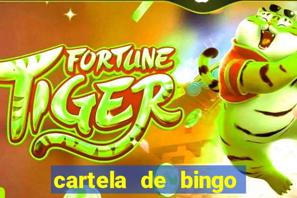 cartela de bingo cha de panela