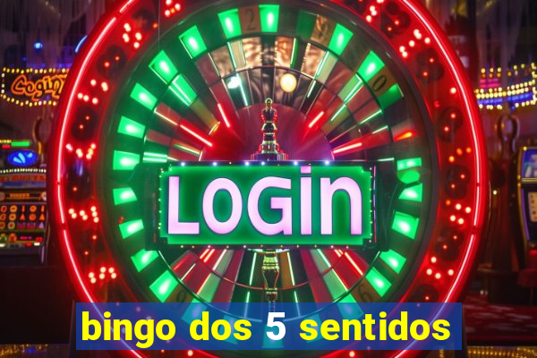 bingo dos 5 sentidos