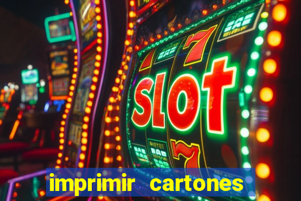 imprimir cartones de bingo