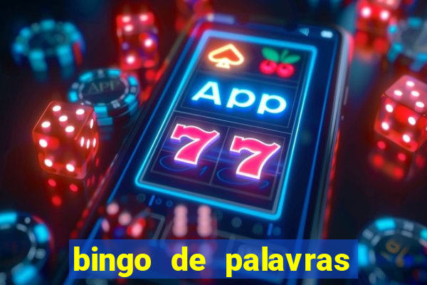 bingo de palavras de natal