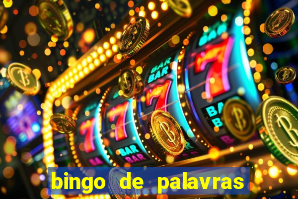 bingo de palavras de natal