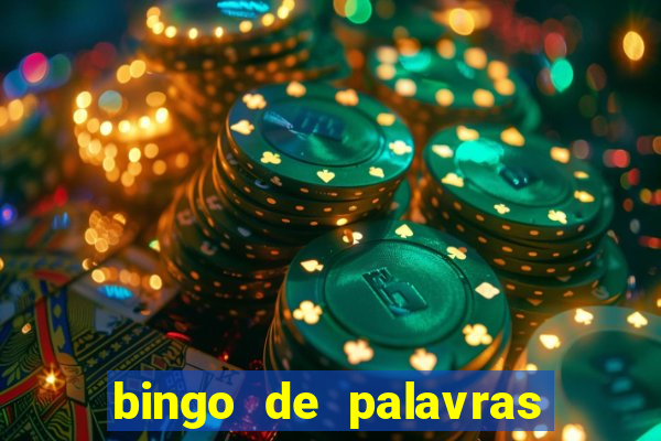 bingo de palavras de natal