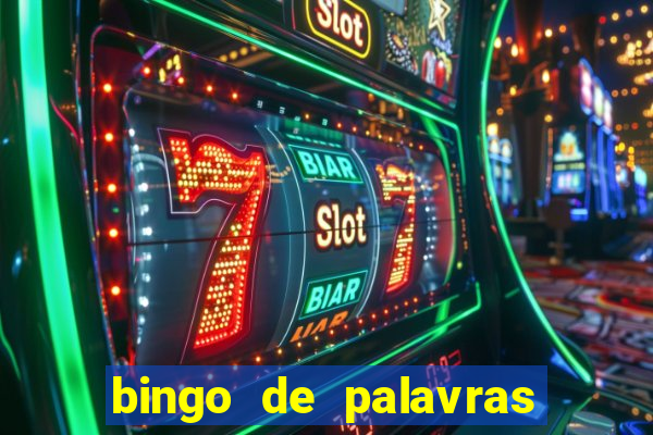 bingo de palavras de natal