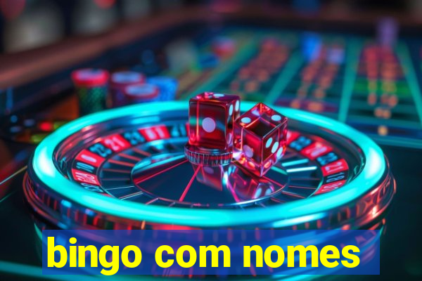 bingo com nomes