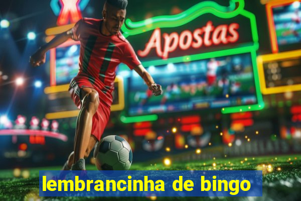 lembrancinha de bingo