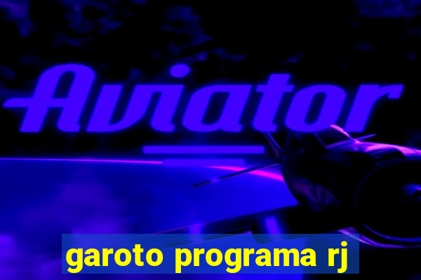 garoto programa rj