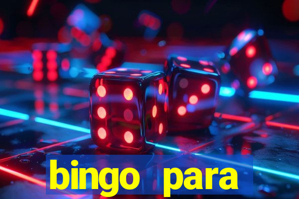 bingo para despedida de solteira para imprimir