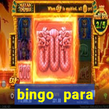 bingo para despedida de solteira para imprimir