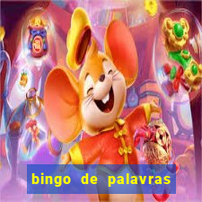 bingo de palavras cha de bebe