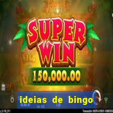 ideias de bingo para o natal