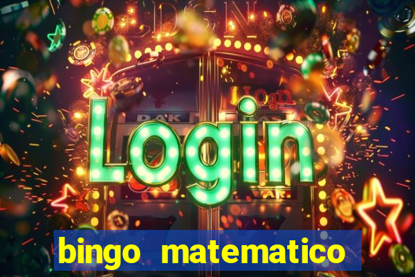 bingo matematico para ensino medio