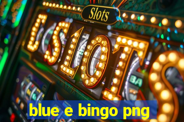 blue e bingo png