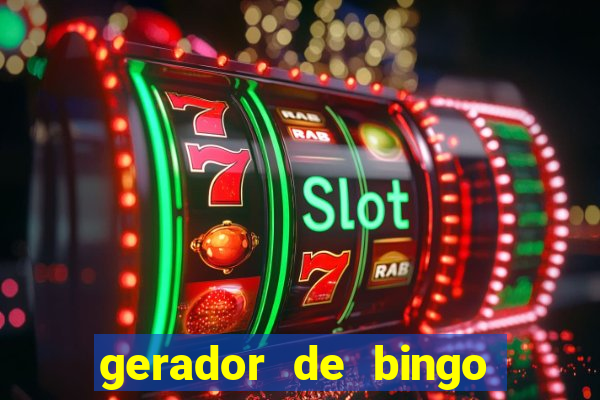 gerador de bingo de palavras