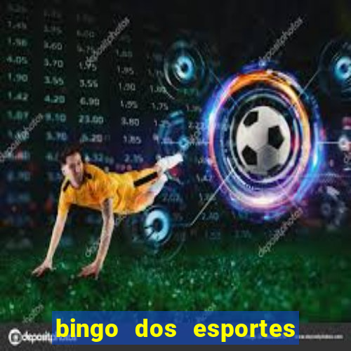 bingo dos esportes para imprimir