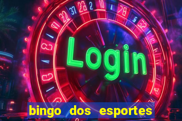 bingo dos esportes para imprimir