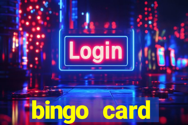 bingo card generator with pictures