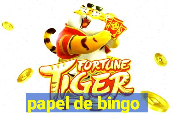 papel de bingo