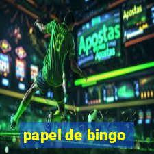 papel de bingo