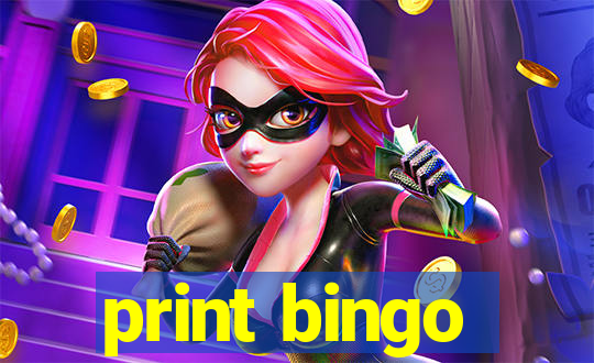 print bingo