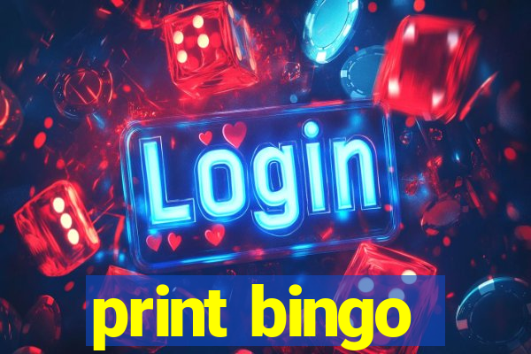 print bingo