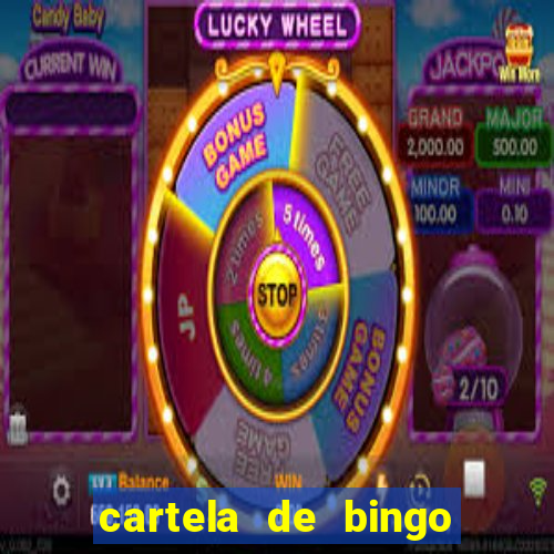 cartela de bingo cha de panela