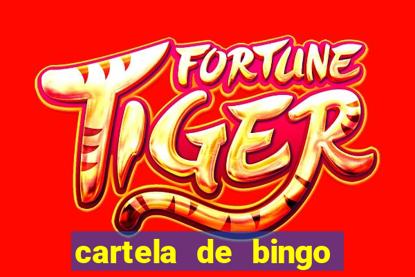 cartela de bingo cha de panela