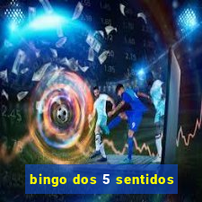 bingo dos 5 sentidos