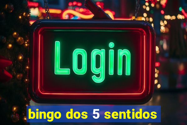 bingo dos 5 sentidos