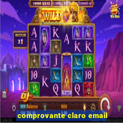 comprovante claro email