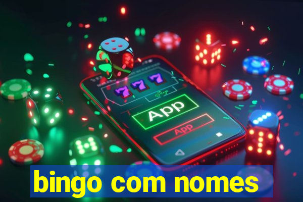 bingo com nomes