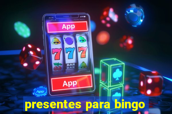 presentes para bingo