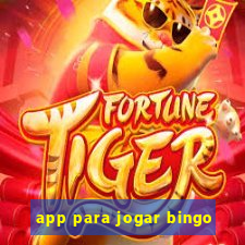 app para jogar bingo