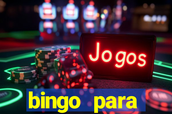 bingo para despedida de solteira para imprimir